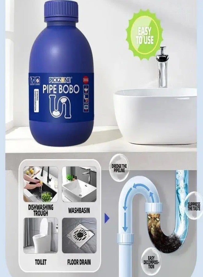 PickZone Pipe Bobo Drain Cleaner - Pipe Bobo Drain Cleaning, Powerful Unclogging, Clog Remover, Shower, Tub, Compatible with All Pipe (4Pcs, Fl Oz, 42.4) - Image 4